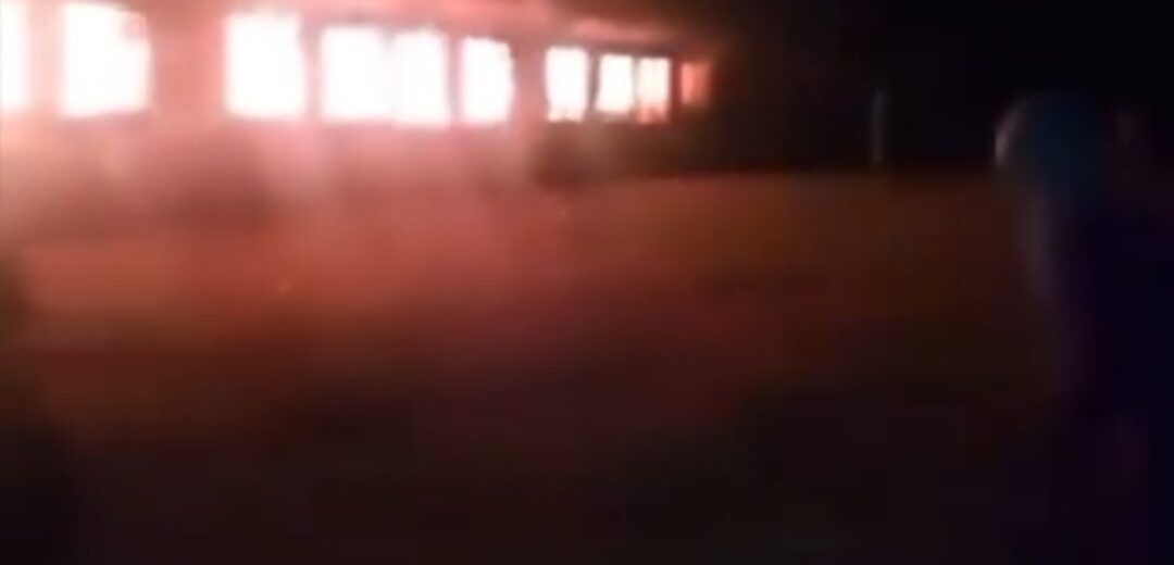 Firefighters Battle to Contain Blaze