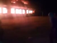 Firefighters Battle to Contain Blaze