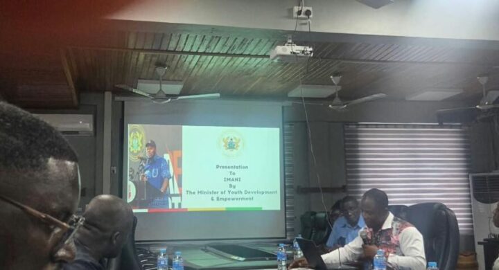 Report on the Strategic Engagement Between Imani Centre for Policy and Education and the Ministry for Youth Development and Empowerment- Ransford Brobbey