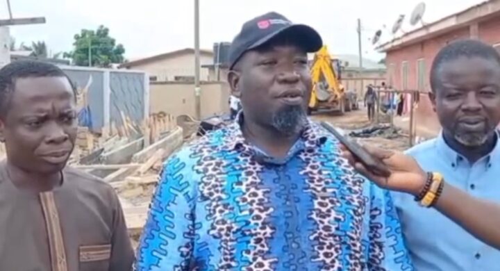 Central Regional Council of State Member Inspects Ongoing Development Projects in Twifo Atti-Morkwa