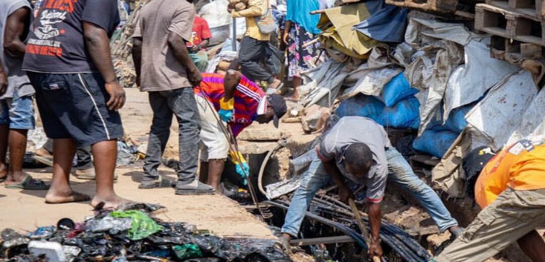National Sanitation Day: Mpatuam Chief, Assembly Member Hold Clean-Up Exercise, Appeal For Road Improvement, Electricity Extension And Commissioning Of Police Station