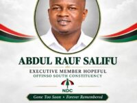 NDC Offinso South Constituency Announces Funeral Arrangements For Late Abdul Rauf Salifu