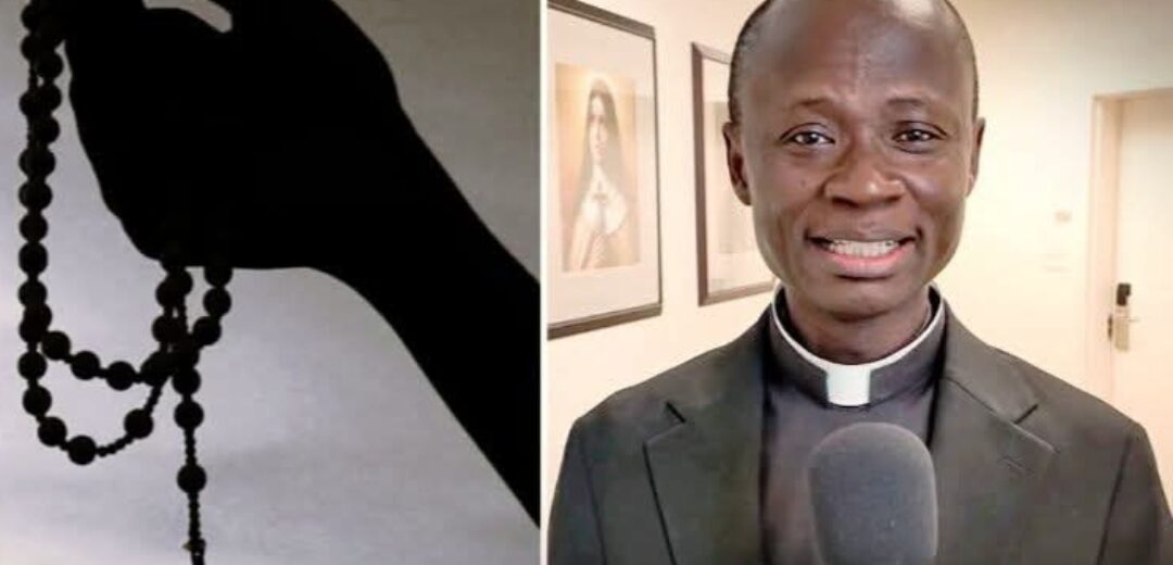 My Car Doors Were Locked, My Seat Belt Was Locked – Ghanaian Priest Recounts How Rosary Saved Him From Burning Car