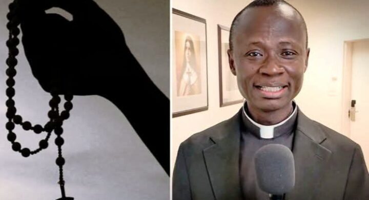 My Car Doors Were Locked, My Seat Belt Was Locked – Ghanaian Priest Recounts How Rosary Saved Him From Burning Car