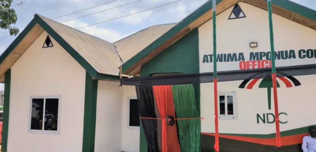 Atwima Mponua NDC Gets First-Ever Constituency Office As Chairman Kutu Donates Bus To Boost Party Work