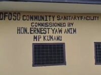 Kumawu MP Ernest Yaw Anim Commissions 16-Seater Toilet Facility For Mampong Akrofonso