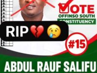 NDC Offinso South Constituency Executive Aspirant, Abdulai Rauf Salifu, Dies After Filing And Vetting